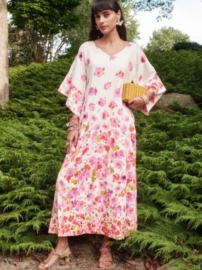 NWT Frances Valentine Fin and Tonic Maxi Dress